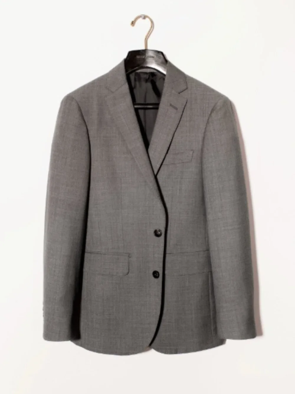 Brooklyn Tailors BKT50 Tailored Suit Jacket Size 40 Heathered Gray